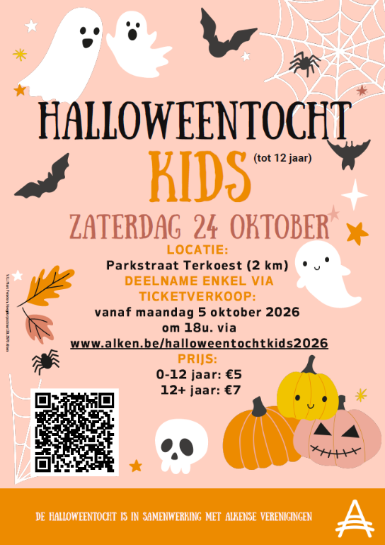 Affiche kids halloweentocht 2026 (vergroot foto)